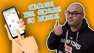 Pulsanti per usare giochi Scratch su mobile