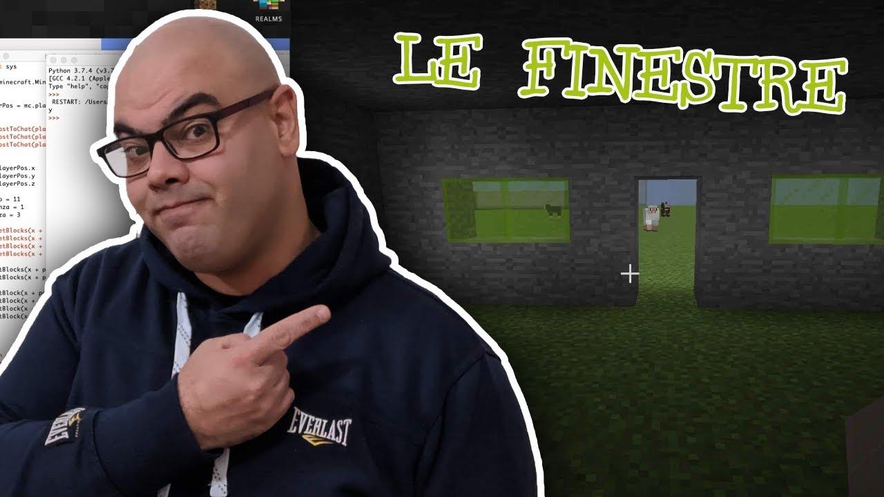 Finestre in Python per una CASA su Minecraft