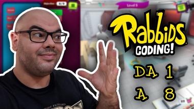 Rabbids Coding | schema 1, 2, 3, 4, 5, 6, 7, 8 | tutti 3 stelle